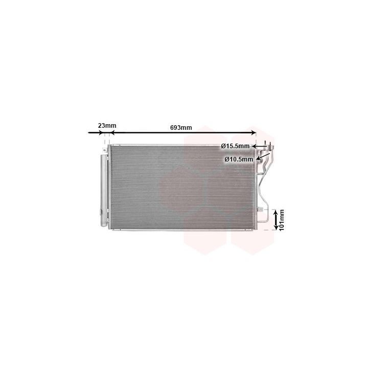 Kondensatorius, oro kondicionierius VAN WEZEL 83015713