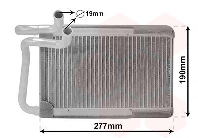 šilumokaitis, salono šildymas VAN WEZEL 82016701