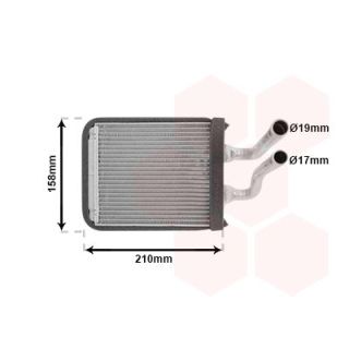 šilumokaitis, salono šildymas VAN WEZEL 83006067