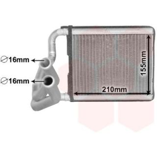 šilumokaitis, salono šildymas VAN WEZEL 83016701