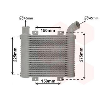 Tarpinis suslėgto oro aušintuvas, kompresorius VAN WEZEL 82004225