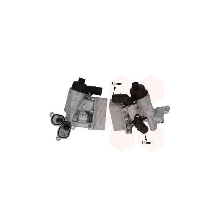 Alyvos aušintuvas, variklio alyva VAN WEZEL 37013735