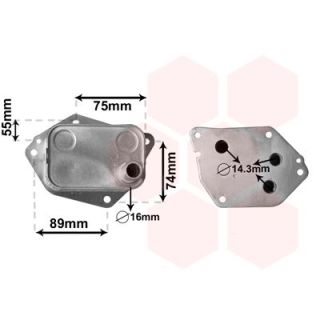 Alyvos aušintuvas, variklio alyva VAN WEZEL 82003288
