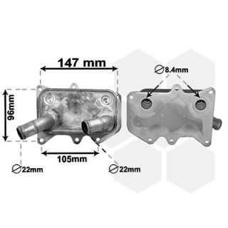 Alyvos aušintuvas, variklio alyva VAN WEZEL 83003215