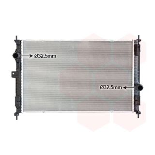 Radiatorius, variklio aušinimas VAN WEZEL 40012707