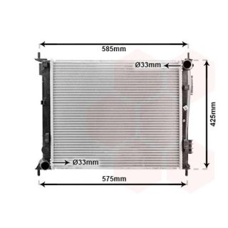 Radiatorius, variklio aušinimas VAN WEZEL 83002135