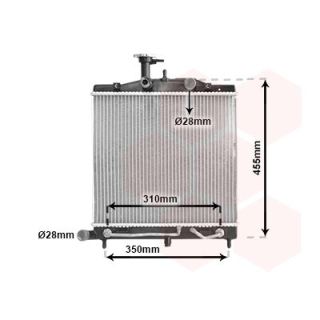 Radiatorius, variklio aušinimas VAN WEZEL 83002163