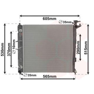 Radiatorius, variklio aušinimas VAN WEZEL 83012711