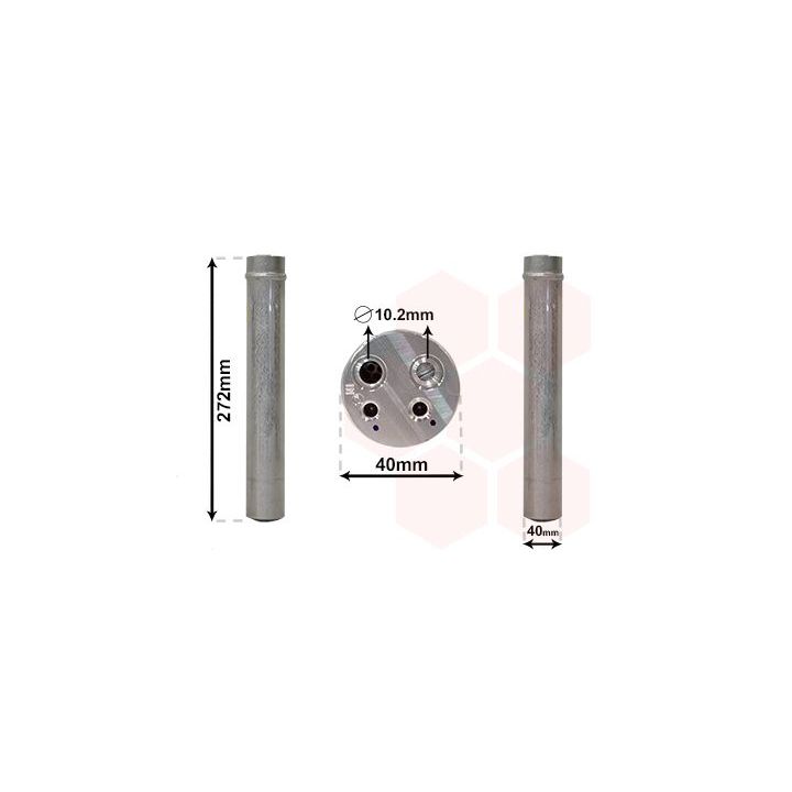 Džiovintuvas, oro kondicionierius VAN WEZEL 4300D493
