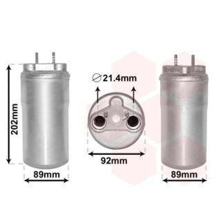 Džiovintuvas, oro kondicionierius VAN WEZEL 4300D556