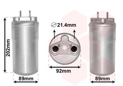 Džiovintuvas, oro kondicionierius VAN WEZEL 4300D556