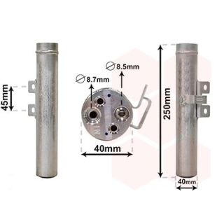 Džiovintuvas, oro kondicionierius VAN WEZEL 4300D557