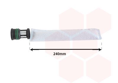 Džiovintuvas, oro kondicionierius VAN WEZEL 5200D096