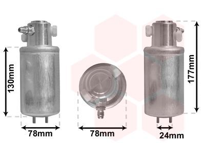 Džiovintuvas, oro kondicionierius VAN WEZEL 5800D165