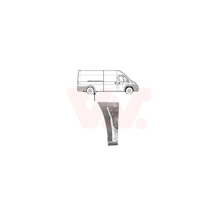 šoninis skydas VAN WEZEL 0982142