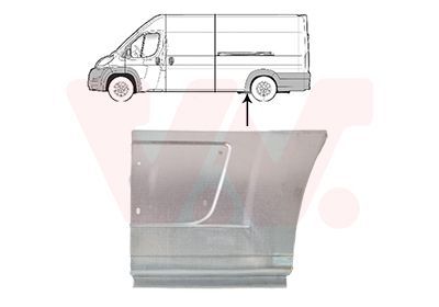 šoninis skydas VAN WEZEL 1652141