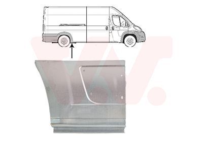 šoninis skydas VAN WEZEL 1652142