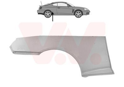 šoninis skydas VAN WEZEL 8213146