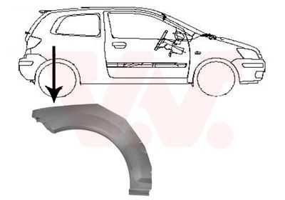 šoninis skydas VAN WEZEL 8251146