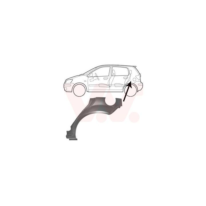 šoninis skydas VAN WEZEL 8251147