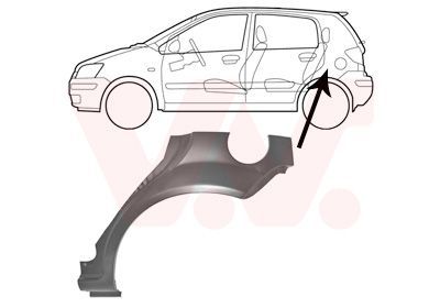 šoninis skydas VAN WEZEL 8251147