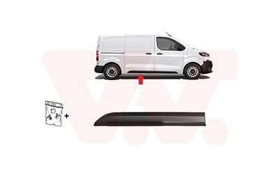 Apdailos/apsauginės juostelė, durelės VAN WEZEL 0944426