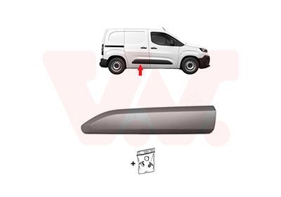 Apdailos/apsauginės juostelė, durelės VAN WEZEL 0991406