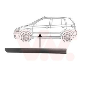 Apdailos/apsauginės juostelė, durelės VAN WEZEL 8252423
