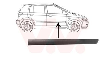 Apdailos/apsauginės juostelė, durelės VAN WEZEL 8252424