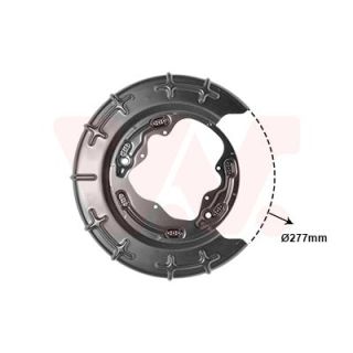 Apsauginis skydas, stabdžių diskas VAN WEZEL 8207374
