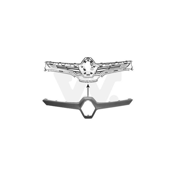 Apdailos/apsauginės juostelė, radiatoriaus grotelės VAN WEZEL 4382517