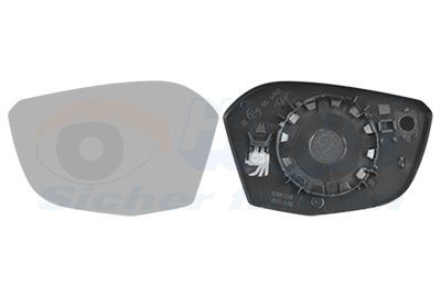 Veidrodėlio stiklas, išorinis veidrodėlis VAN WEZEL 0989837