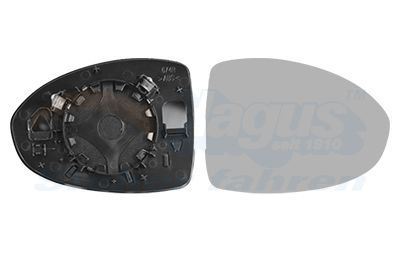 Veidrodėlio stiklas, išorinis veidrodėlis VAN WEZEL 1648832