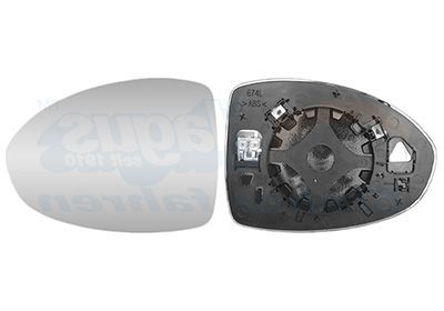 Veidrodėlio stiklas, išorinis veidrodėlis VAN WEZEL 1648837