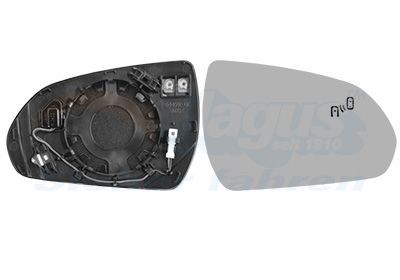 Veidrodėlio stiklas, išorinis veidrodėlis VAN WEZEL 8254836