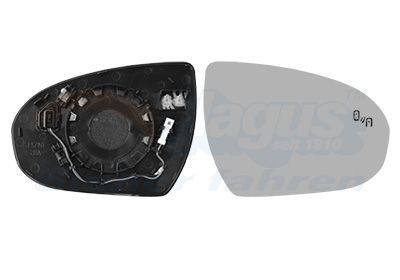 Veidrodėlio stiklas, išorinis veidrodėlis VAN WEZEL 8264836