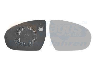 Veidrodėlio stiklas, išorinis veidrodėlis VAN WEZEL 8264838