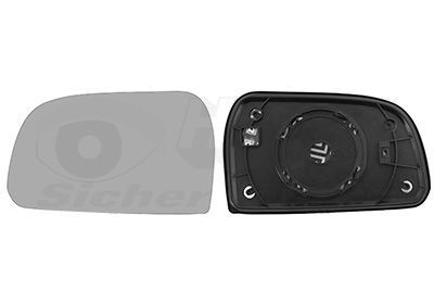 Veidrodėlio stiklas, išorinis veidrodėlis VAN WEZEL 8267837