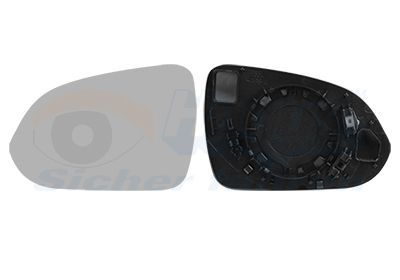 Veidrodėlio stiklas, išorinis veidrodėlis VAN WEZEL 8327831