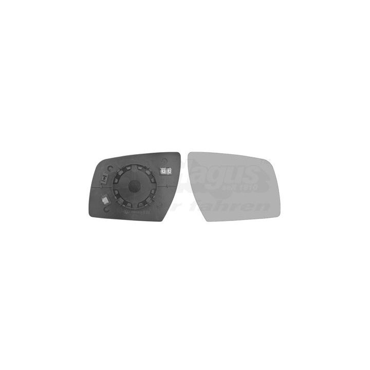 Veidrodėlio stiklas, išorinis veidrodėlis VAN WEZEL 8332838