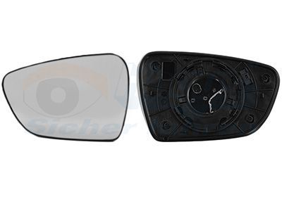 Veidrodėlio stiklas, išorinis veidrodėlis VAN WEZEL 8356831