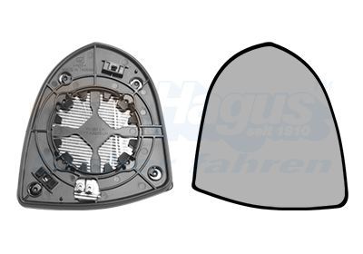 Veidrodėlio stiklas, išorinis veidrodėlis VAN WEZEL 8384837