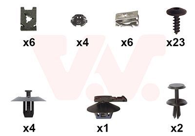 Montavimo komplektas, buferis VAN WEZEL 0304794