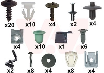 Montavimo komplektas, buferis VAN WEZEL 0370794