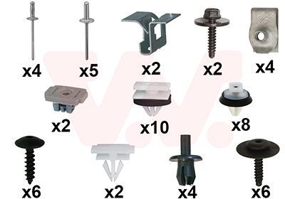 Montavimo komplektas, buferis VAN WEZEL 0949793