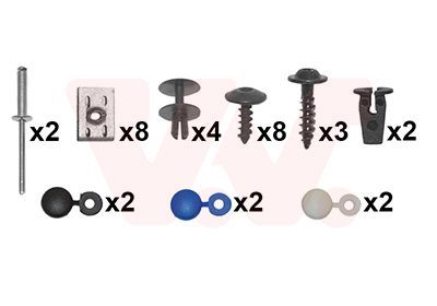 Montavimo komplektas, buferis VAN WEZEL 5827794