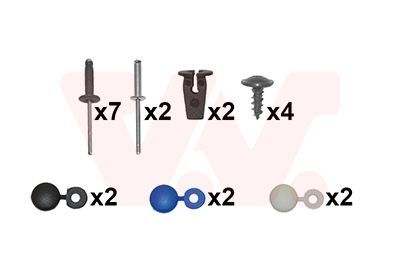 Montavimo komplektas, buferis VAN WEZEL 5829794