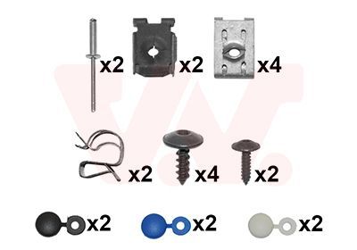 Montavimo komplektas, buferis VAN WEZEL 5894793