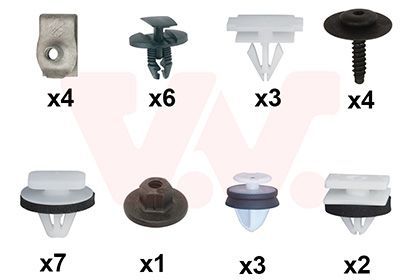 Montavimo komplektas, purvasargis VAN WEZEL 0949796