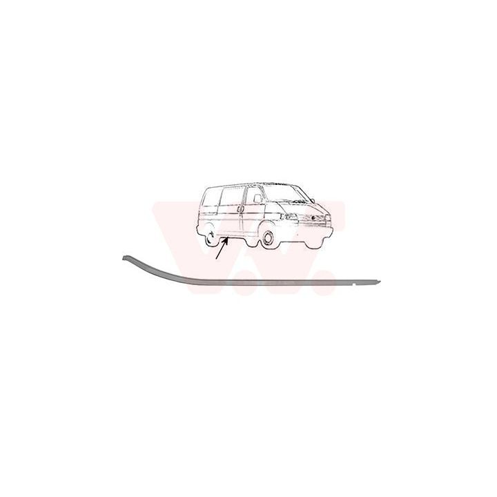 Ritinėlio kreiptuvas, atstumiamos durys VAN WEZEL 5874126